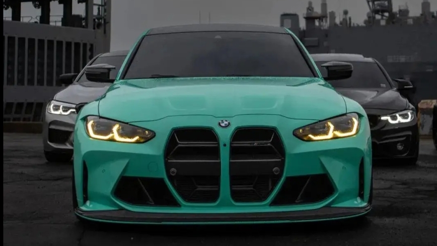 薄荷绿宝马M3改装案例欣赏！看着有点凶！